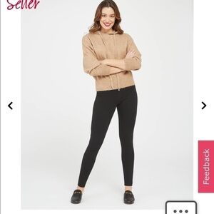 SPANX Black ankle length jean leggings XS